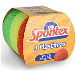 Spontex Plastimax Σφουγγαράκια Για Ευαίσθητες Επιφάνειες 3τεμ