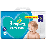 Pampers Πάνες Active Baby Dry Mega Box (110τεμ) Νο5