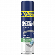 Gillette Series Sensitive Gel Ξυρίσματος 200ml (+20% Επιπλέον Προιόν)
