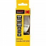 Kodak Λάμπα Led C37 E14 6W Day