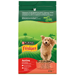 Friskies Active Ξηρά Τροφή Σκύλων Βοδινό 4kg