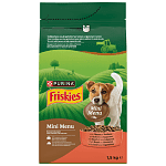 Friskies Ξηρά Τροφή Mini Menu Βοδινό 1,5kg