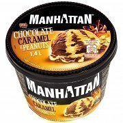 Nestle Manhattan Παγωτό Σοκολάτα-Καραμέλα & Φιστίκια 705gr (1400ml)