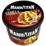 Nestle Manhattan Παγωτό Βανίλια-Σοκολάτα 700gr (1400ml)