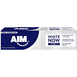 Aim Οδοντόκρεμα White Now 3 In 1 2x75ml