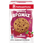 Παπαδοπούλου Μπισκότα Βρώμης Με Κράνμπερι 155gr