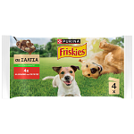 Friskies Adult Υγρή Τροφή Σκύλου Βοδινό Πατάτες 4x85gr