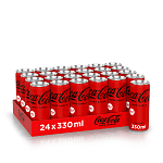 Coca Cola Zero Κουτί 24x330ml