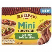 Old El Paso Sns Mini Soft Tortillas 145gr