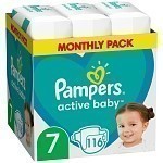 Pampers Active Baby Monthly Pack (116τεμ) Νο 7