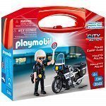 Playmobil Βαλιτσάκι Αστυνόμος Με Μοτοσυκλέτα