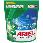 Ariel All in 1 Απορρυπαντικό Πλυντηρίου Ρούχων Κάψουλες Touch Of Lenor 50 Μεζ.