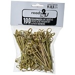 Ready2U Καλαμάκια Picks Φιογκάκια 9cm 100τεμ