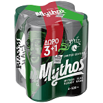 Mythos Μπίρα Κουτί 3+1 Δώρο 500ml