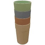 Tabletop Pro Picnic 4 Χρωμάτων Ποτήρια Νερού 480ml