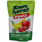 Sun Blast Χυμός Μήλο Φράουλα Μπανάνα Bio 200ml