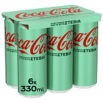 Coca-Cola Στέβια 6x330ml