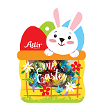 Astir Σοκολάτα Γάλακτος Με Πραλίνα Φουντουκιού Σακ. Λαγουδάκι-Κοτόπουλο 50gr