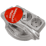 Bianco Πολύπριζο 3 θέσεων & Προέκταση 3Μ Λευκό