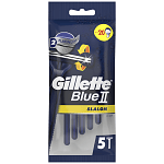 Gillette Blue II Slalom Ξυραφάκια Μιας Χρήσης με Κινούμενη Κεφαλή 5τεμ