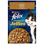 Felix Sensation Φακελάκι Υγρή Τροφή Γάτας Γαλοπούλα & Σπανάκι 85gr