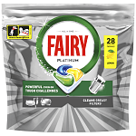 Fairy Platinum Κάψουλες Πλυντηρίου Πιάτων Λεμόνι 28τεμ