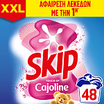 Skip Απορρυπαντικό Πλυντηρίου Ρούχων Cajoline Λίλιουμ Σκόνη 48μεζ 3,12kg