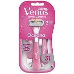 Gillette Venus Extra Comfort Oceana Ξυραφάκια μιας Χρήσης 3τεμ