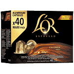 L'OR Κάψουλες Espresso Colombia Συμβατές Με Μηχανές Nespresso* 40τεμ