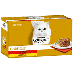 Gourmet Gold Ταρτάρ Βοδινό Και Κοτόπουλο 4x85gr