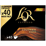 L'OR Κάψουλες Espresso Colombia Συμβατές Με Μηχανές Nespresso* 40τεμ