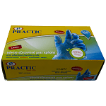 Practic Γάντια Βινυλίου Απουδράριστα Μπλέ Large 100τεμ