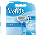Gillette Venus 3 Plus Ανταλλακτικά Μιάς Χρήσης 4τεμ