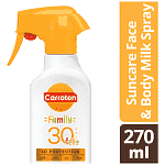 Carroten Αντηλιακό Γαλάκτωμα Σπρευ Family Trigger SPF30 270ml