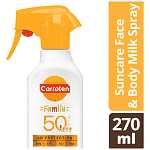 Carroten Αντηλιακό Γαλάκτωμα Spray Family Trigger SPF50 270ml