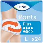 Tena Pants Plus Large Εσώρουχα Ακράτειας 24τεμ