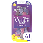 Gillette Venus Comfort Color Ξυραφάκια Μιας Χρήσης 4τεμ