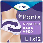 Tena Pants Plus Night Large Πάνες Ακράτειας 12τεμ