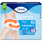 Tena Pants Plus Extra Large Πάνες Ακράτειας 12τεμ