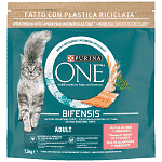 Purina One Adult Σολομός & Δημητριακά Ολικής Άλεσης 1,5Kg