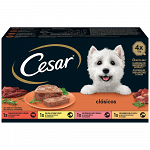 Cesar Special Υγρή Τροφή Κοτόπουλο Γαλοπούλα & Μοσχάρι Για Σκύλους 6x150gr 4τεμ