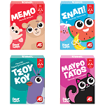Kiddy Cards Παιχνίδια Με Κάρτες 4 Σχέδια