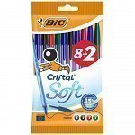 BIC Cristal Soft Assort 8+2Δώρο