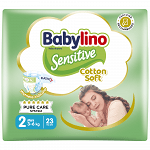 Babylino Sensitive Mini Πάνες N.2 3-6kg 23τεμ