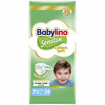 Babylino Sensitive Extra Large Plus Πάνες N.7 15kg+ 36τεμ Οικονομική Συσκευασία