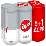 ΕΨΑ Σόδα 6Χ330ml 5+1 Δώρο