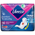 Libresse Σερβιέτες Maxi Goodinight 10τεμ.