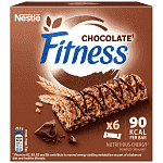 Nestle Fitness Μπάρες Δημητριακών Σοκολάτα 6x23,5gr