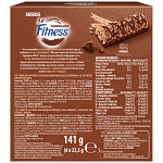 Nestle Fitness Μπάρες Δημητριακών Σοκολάτα 6x23,5gr