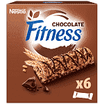 Nestle Fitness Μπάρες Δημητριακών Σοκολάτα 6x23,5gr